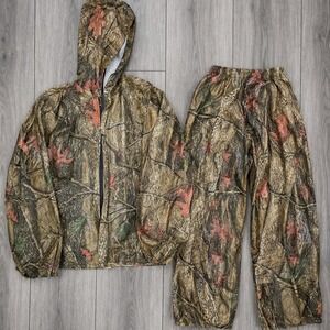 Huntworth OakTree Camo Rain Suit 2XL Jacket Pants Waterproof Hunting Set